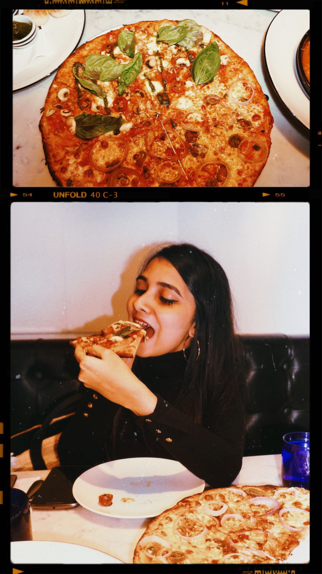 Turning 24 - Marveling at my Pizza 